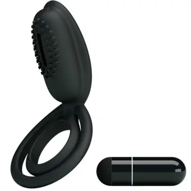 PRETTY LOVE - ESTHER ANILLO VIBRADOR CON ESTIMULADOR Anillos con Vibración