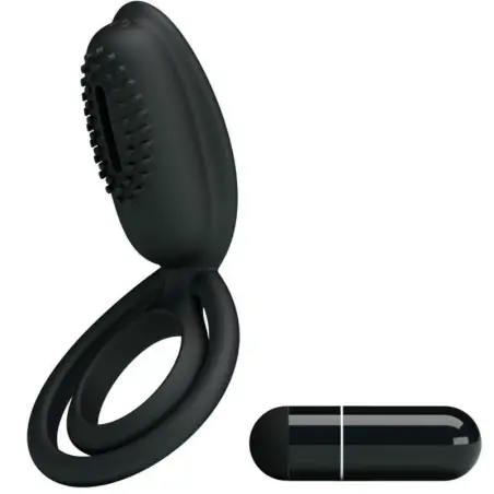 PRETTY LOVE - ESTHER ANILLO VIBRADOR CON ESTIMULADOR Anillos con Vibración