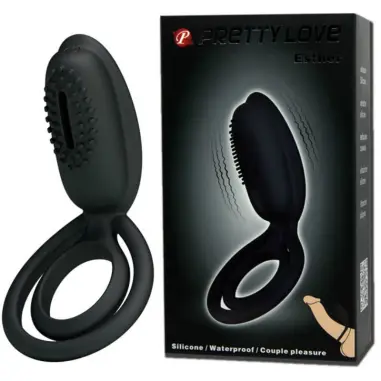 PRETTY LOVE - ESTHER ANILLO VIBRADOR CON ESTIMULADOR Anillos con Vibración