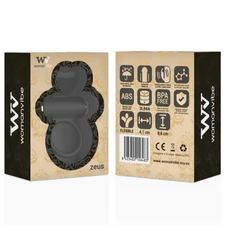 WOMANVIBE - ZEUS ANILLO VIBRADOR SILICONA Anillos con Vibración
