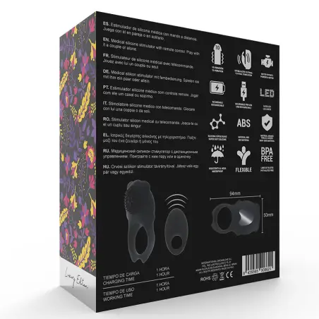 MIA - COLOSSEO ANILLO CONTROL REMOTO NEGRO 