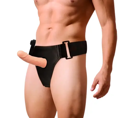 HARNESS ATTRACTION - ARNÉS HUECO MARCOS CON VIBRADOR 15 CM -O- 5 CM 