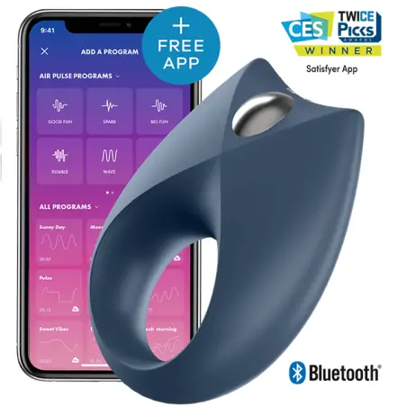 SATISFYER - POWERFUL ROYAL ONE ANILLO VIBRADOR APP Anillos con Vibración