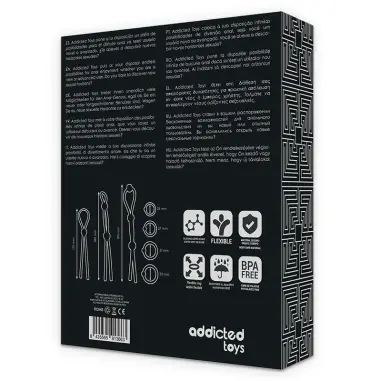 ADDICTED TOYS - KIT DE 7 ANILLAS SILICONA FLEXIBLE Anillos sin vibración