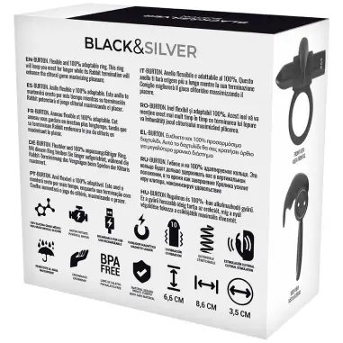 BLACK&SILVER - BURTON CONTROL REMOTO COCKRING WATCHME 