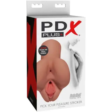 PDX PLUS - PICK YOUR PLEASURE MASTURBADOR DOBLE Vaginas con vibración
