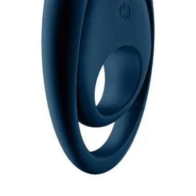 SATISFYER - GLORIOUS DUO ANILLO VIBRADOR AZUL Anillos con Vibración
