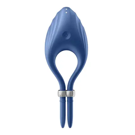 SATISFYER - DUELIST ANILLO VIBRADOR AZUL 