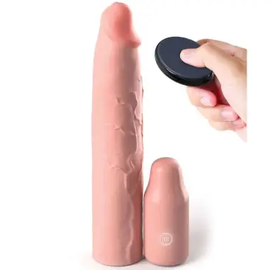 FANTASY X- TENSIONS - PIPEDREAMS SLEEVE 22,86 CM + 7,62 CM PLUG REMOTE SKIN 