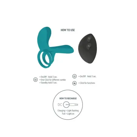 XOCOON - ANILLO VIBRADOR PARA PAREJAS VERDE Anillos con Vibración