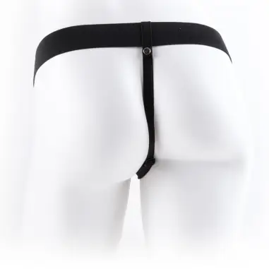 FETISH FANTASY SERIES - ARNÉS AJUSTABLE CONTROL REMOTO PENE REALÍSTICO CON TESTÍCULOS 23 CM 