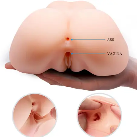 CRAZY BULL - VAGINA Y ANO REALÍSTICOS DOBLE VIBRACIÓN Vaginas con vibración