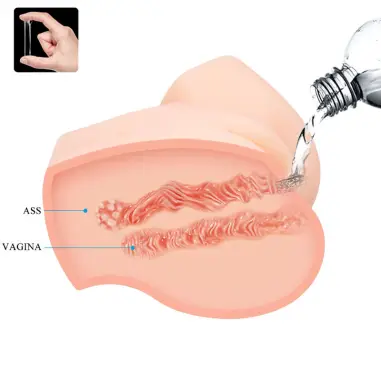 CRAZY BULL - VAGINA Y ANO REALÍSTICOS DOBLE VIBRACIÓN Vaginas con vibración