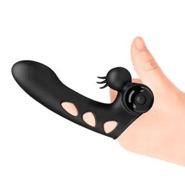 PRETTY LOVE - ORLANDO FUNDA DE DEDO VIBRADOR NEGRO 