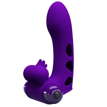 PRETTY LOVE - ORLANDO FUNDA DE DEDO VIBRADOR MORADO 