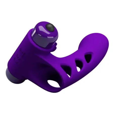 PRETTY LOVE - ORLANDO FUNDA DE DEDO VIBRADOR MORADO 