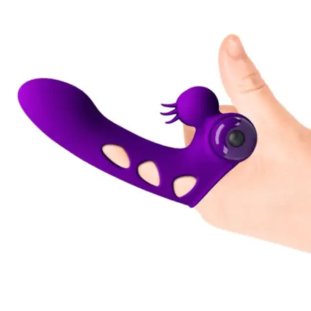 PRETTY LOVE - ORLANDO FUNDA DE DEDO VIBRADOR MORADO 