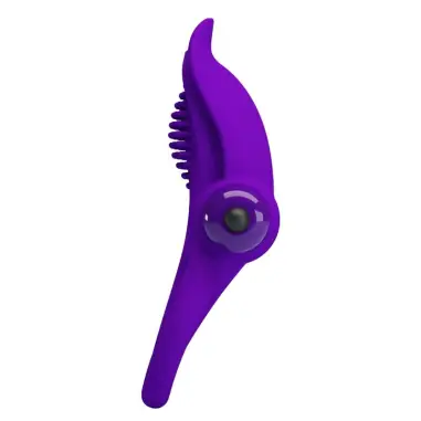 PRETTY LOVE - ANILLO VIBRADOR PARA PENE MORADO 