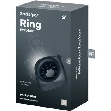 SATISFYER - RING STROKER MASTURBADOR & VIBRADOR 