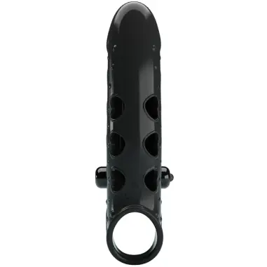 ROMANCE - FUNDA PARA PENE CON VIBRACIÓN NEGRO Fundas Pene con Extensión