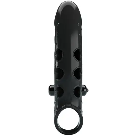 ROMANCE - FUNDA PARA PENE CON VIBRACIÓN NEGRO Fundas Pene con Extensión