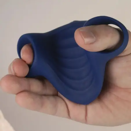 ROCKS- OFF - PALM MASTURBADOR VIBRADOR FLEXIBLE AZUL Masturbadores varios