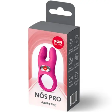 FUN FACTORY - NOS PRO ANILLO VIBRADOR PENE MAGENTA 