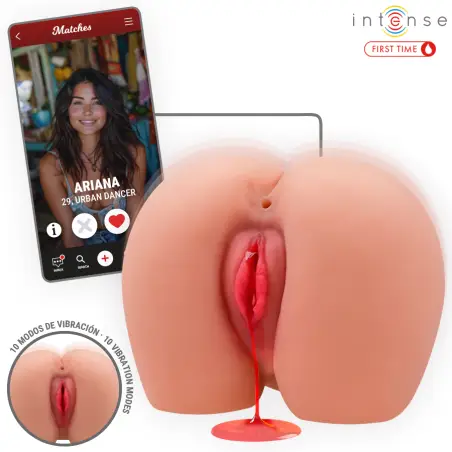 INTENSE FIRST TIME - ARIANA VAGINA VIBRADORA VIRGEN CON HIMEN Y SANGRADO 