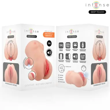 INTENSE DEEP TOUCH - CATHERINE MASTURBADOR CON VOZ VIBRADOR & SUCCIÓN 