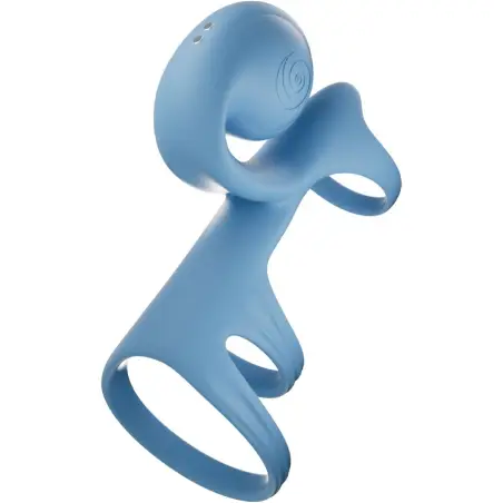 SNAIL VIBE - JOVI ARC ANILLO DE PAREJA CONTROL REMOTO AZUL Anillos con Vibración