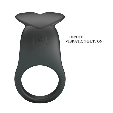 PRETTY LOVE - CARLTON ANILLO PARA PENE CON ESTIMULADOR DE CLÍTORIS Anillos con Vibración