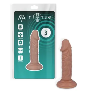 MR INTENSE - 3 PENE REALÍSTICO 16.2 CM -O- 3 CM 