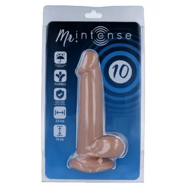 MR INTENSE - 10 PENE REALÍSTICO 18 CM -O- 3.4 CM 