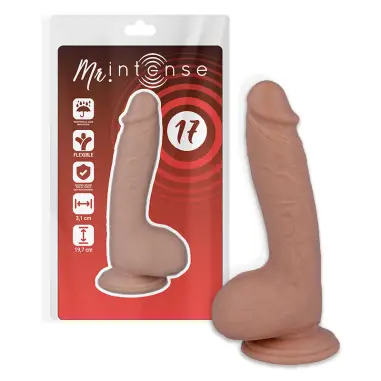 MR INTENSE - 17 PENE REALÍSTICO 19.7 CM -O- 4.1 CM 