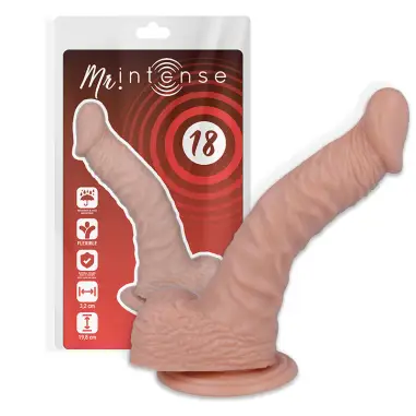 MR INTENSE - 18 PENE REALÍSTICO 19.8 CM -O- 3.2 CM 