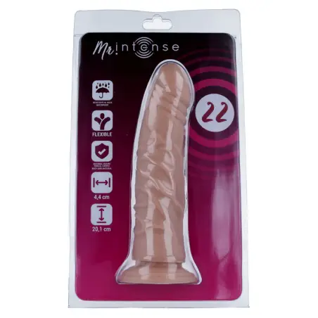 MR INTENSE - 22 PENE REALÍSTICO 20.1 CM -O- 4.4 CM 