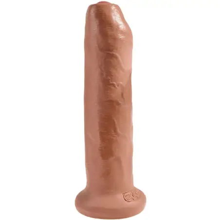 KING COCK - PENE REALÍSTICO CON PREPUCIO 17.8 CM CARAMELO Dildos para Arneses