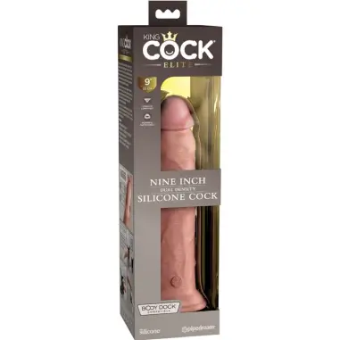 KING COCK - ÉLITE DILDO REALÍSTICO SILICONA 23 CM Penes realísticos