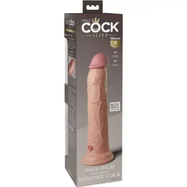KING COCK - ÉLITE DILDO REALÍSTICO SILICONA 23 CM Penes realísticos