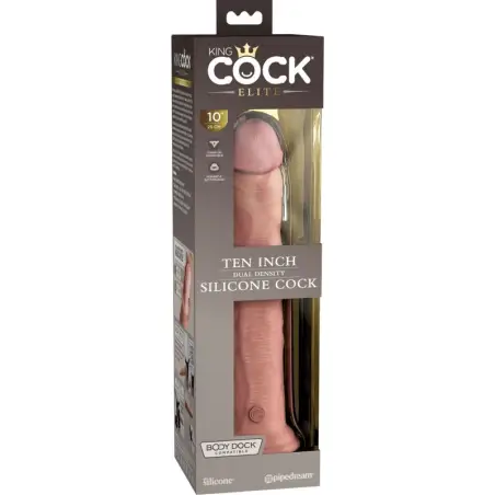KING COCK - ÉLITE DILDO REALÍSTICO SILICONA 25.4 CM Penes realísticos