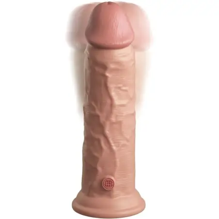 KING COCK - ÉLITE DILDO REALÍSTICO VIBRADOR & SILICONA 20.3 CM Penes realísticos