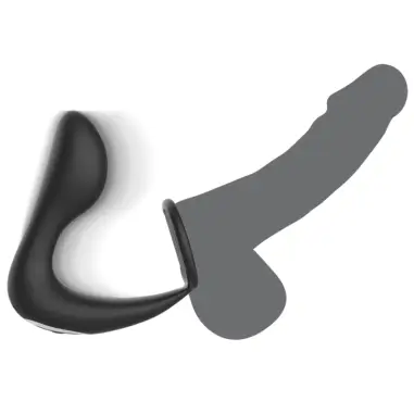 BLACK&SILVER - MASAJEADOR ANAL CONTROL REMOTO SILICONA RECARGABLE NEGRO 