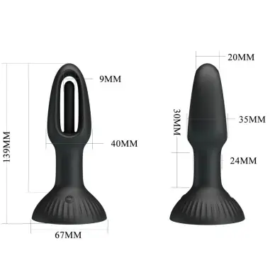 PRETTY LOVE - HUBERT PLUG ANAL CON 7 MODOS DE VIBRACIÓN 