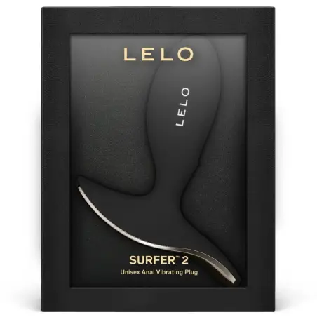 LELO - SURFER 2 PLUG ANAL VIBRADOR UNISEX NEGRO Vibradores Anales