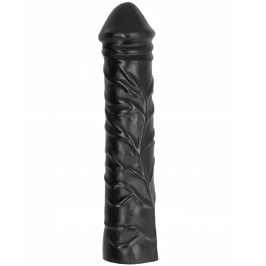 ALL BLACK - DILDO GIGANTE FISTING SUAVE 32 CM 