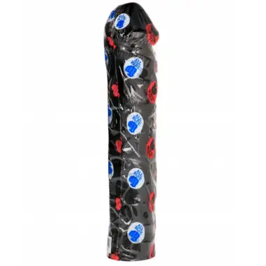 ALL BLACK - DILDO GIGANTE FISTING SUAVE 32 CM 