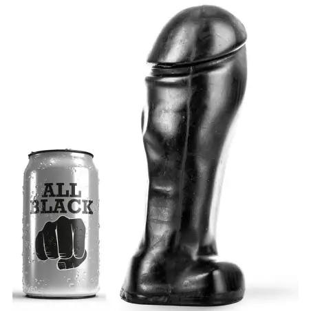 ALL BLACK - DONG 22 CM PUNTA ANCHA 