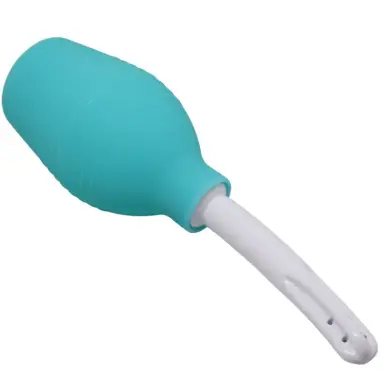 MR PLAY - PERA ANAL DUCHA DE GOMA AZUL 