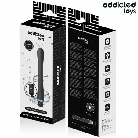 ADDICTED TOYS - LIMPIADOR ANAL CON ADAPTADOR UNIVERSAL MODELO 4 Ducha Anal