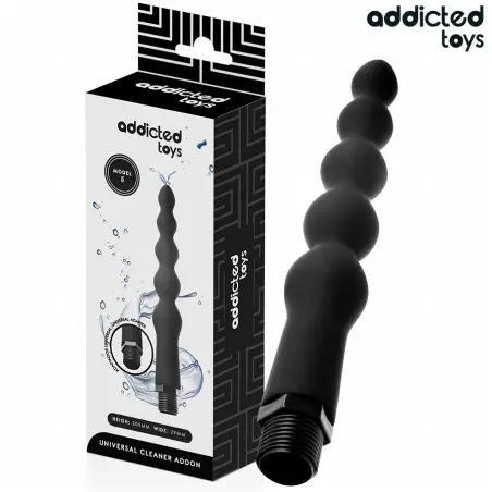 ADDICTED TOYS - LIMPIADOR ANAL CON ADAPTADOR UNIVERSAL MODELO 5 Ducha Anal